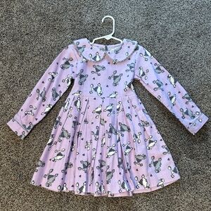 Rachel Riley Dress with Poodle Pattern